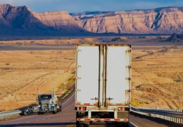 Two Trucks out west